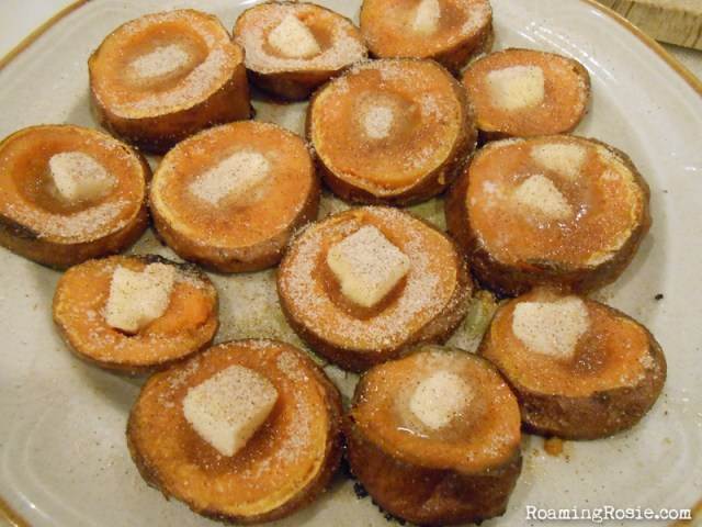 Cinnamon Sweet Potato Slices 