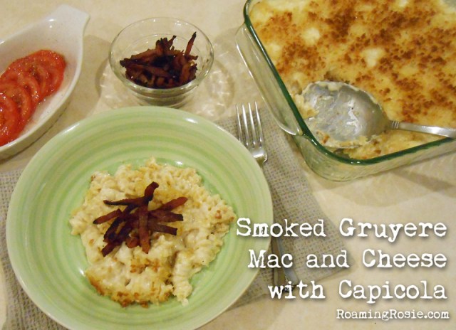 Smoked Gruyere Mac and Cheese with Capicola