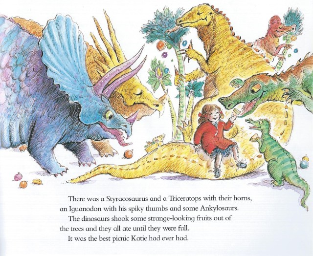 Katie and the Dinosaurs by James Mayhew