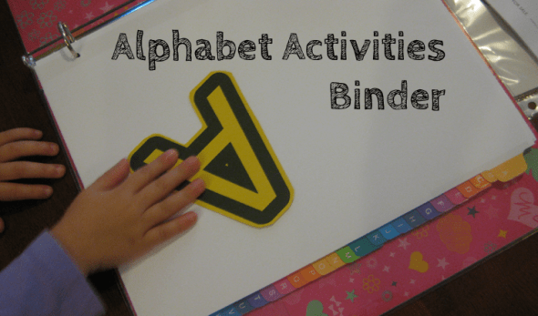 Alphabet Activities Binder