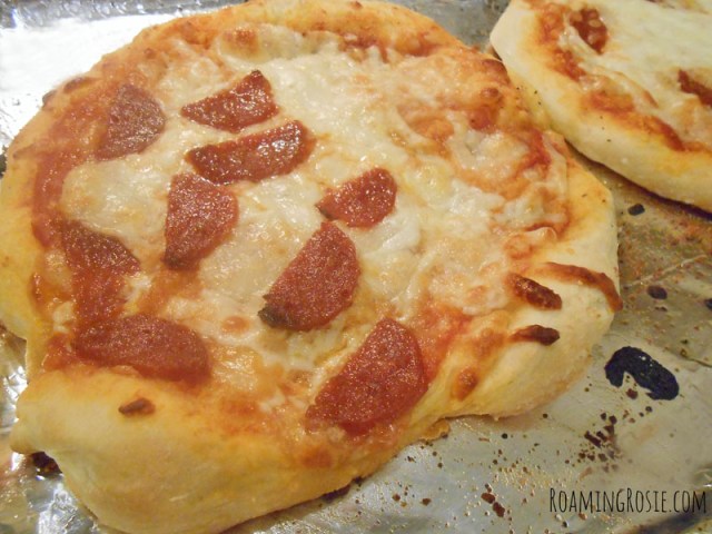 Easy Pizza Dough Recipe at RoamingRosie.com