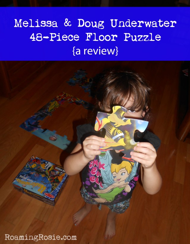 Melissa and Dough Underwater 48 Piece Floor Puzzle {a review from RoamingRosie.com}