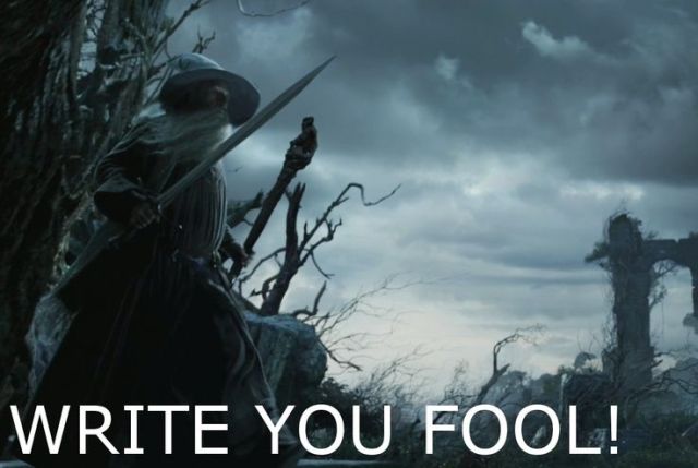 You Should Be Writing