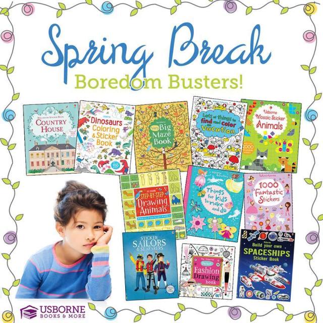 Spring Break Boredom Busters | Activity Books | Roaming Rosie