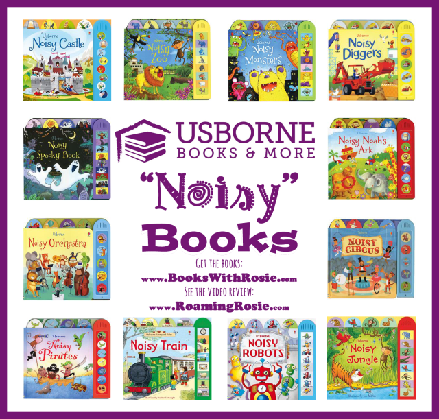 Noisy Books from Usborne Books & More (Review by Roaming Rosie)