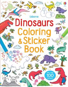 Dinosaur Coloring and Sticker Book