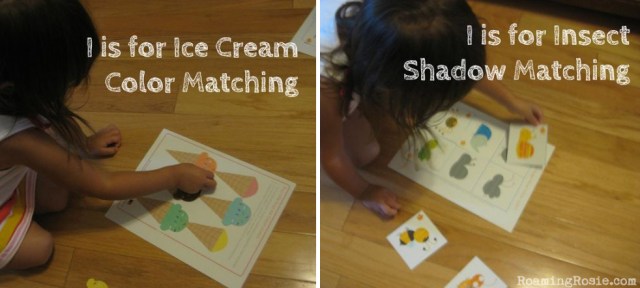 i is for ice cream color matching 2