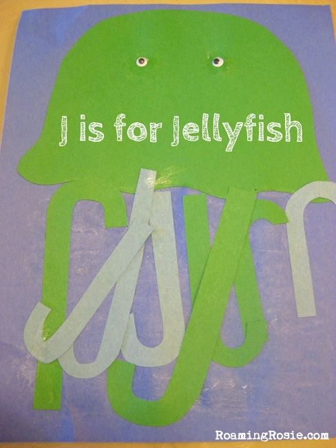 J is for Jellyfish Alphabet Activities from Roaming Rosie