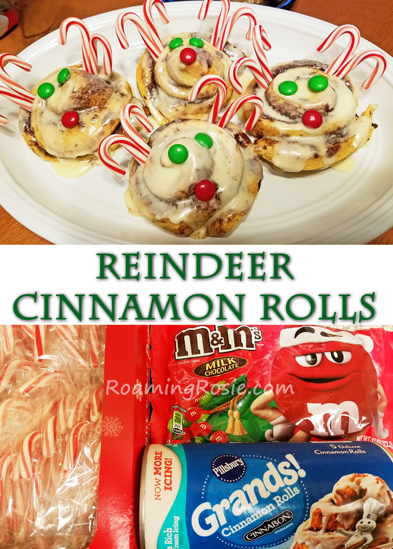Reindeer Christmas Cinnamon Rolls 3