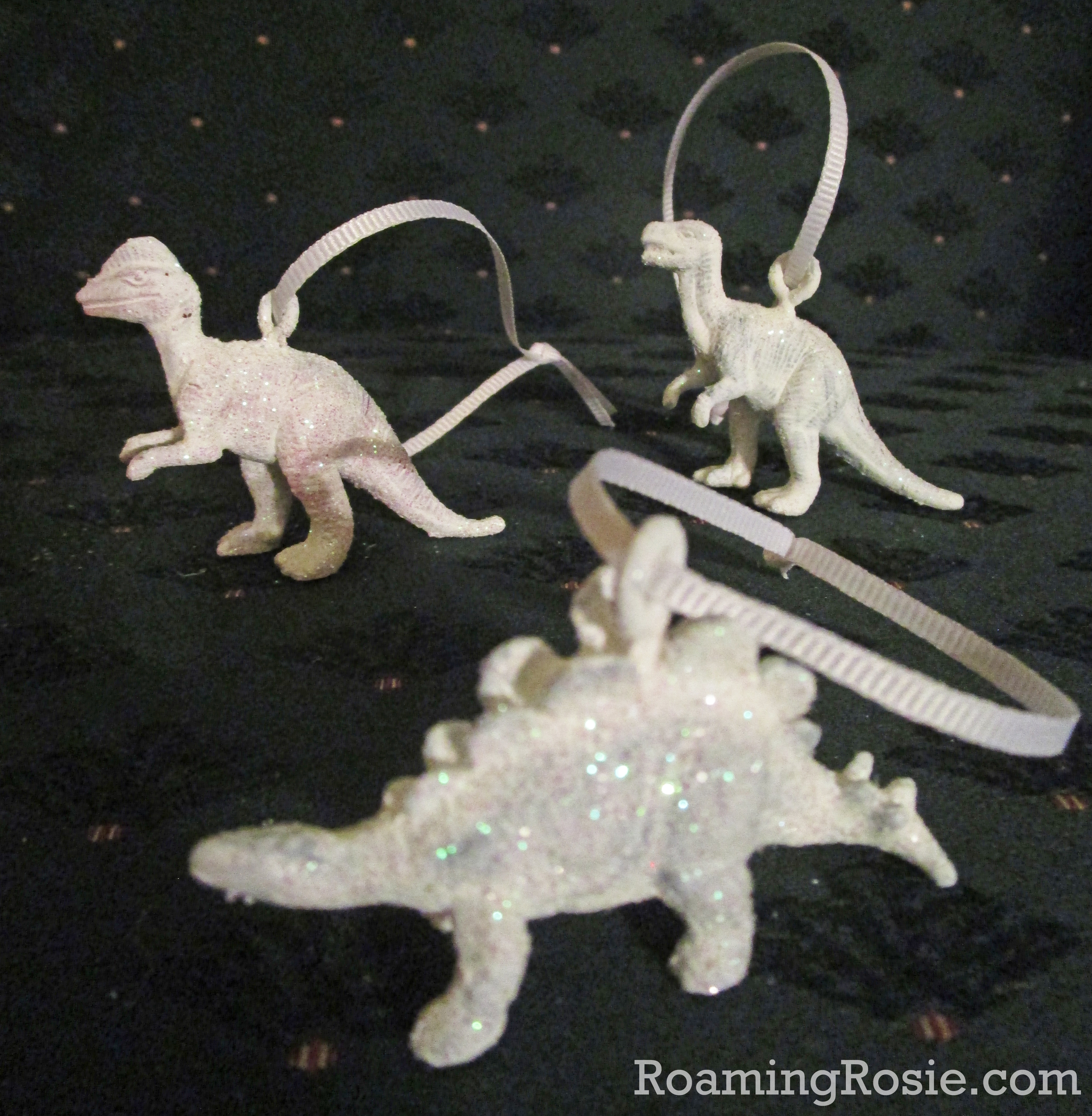 Glitter Dinosaur Ornaments 3